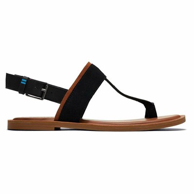 Shop Black Womens TOMS Bree Sling Back Sandals – Shoebacca