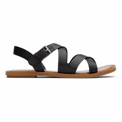 Womens Toms Sandals Black Factory Outlet Toms South Africa Sale